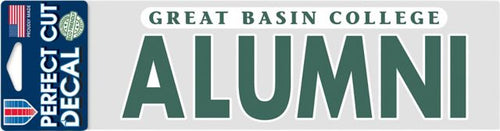 Great Basin College Alumni 3'' x 10'' Perfect Cut Decal