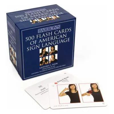 Barron's 500 Flash Cards of American Sign Language